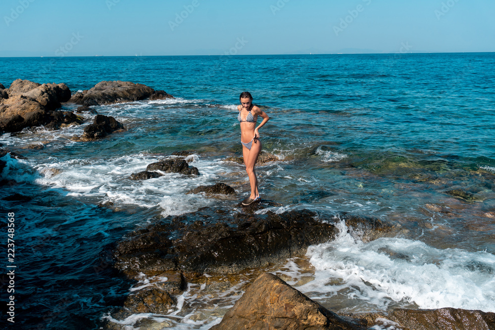 girl in the blue sea