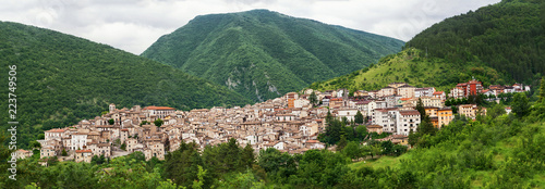 Scanno, a village in the National Park of Abruzzo (Italy) photo