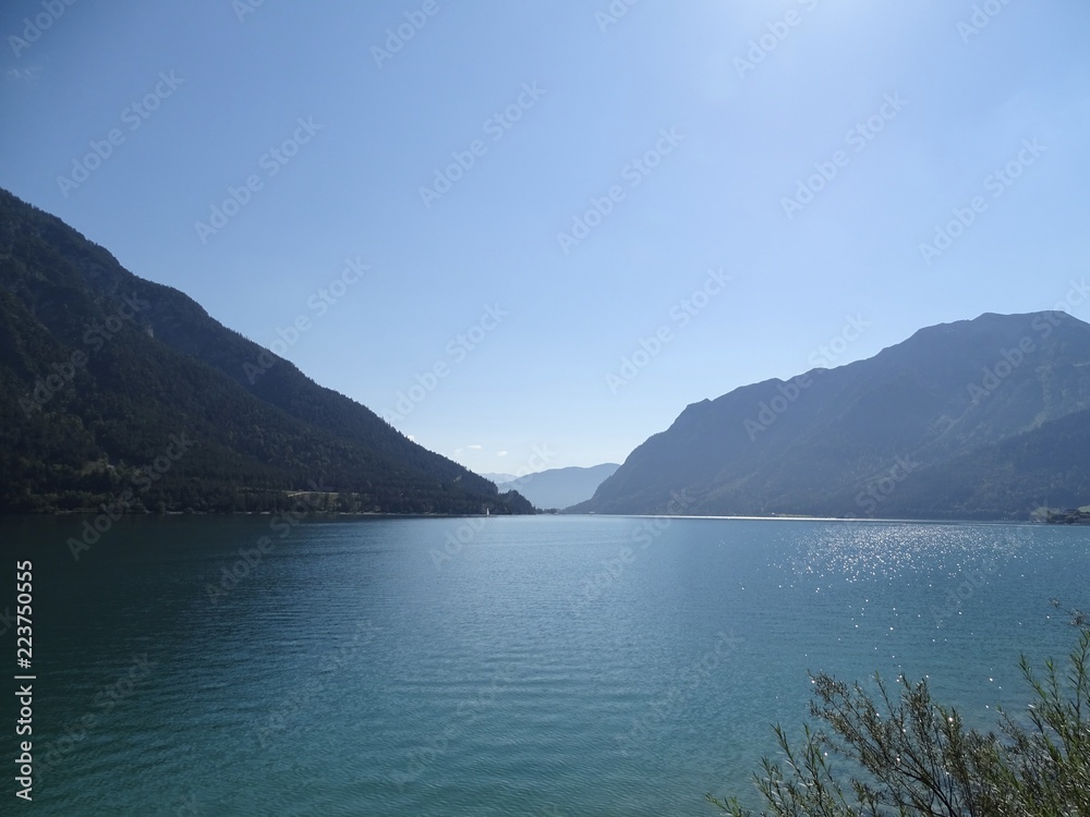 Achensee in Tirol, Bezirk Schwaz, Wanderweg zwischen Pertisau und Achenkirch über die Gaisalm Achensee in Tirol, Bezirk Schwaz, Wanderweg zwischen Pertisau und Achenkirch über die Gaisalm