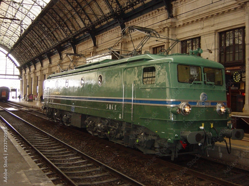 Ancien train Gare St Jean Bordeaux