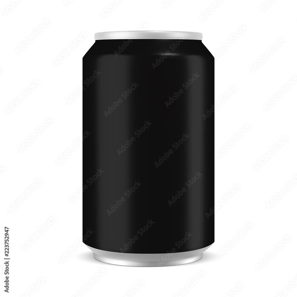 Aluminum can mockup vector illustration Aluminum can mockup vector illustration