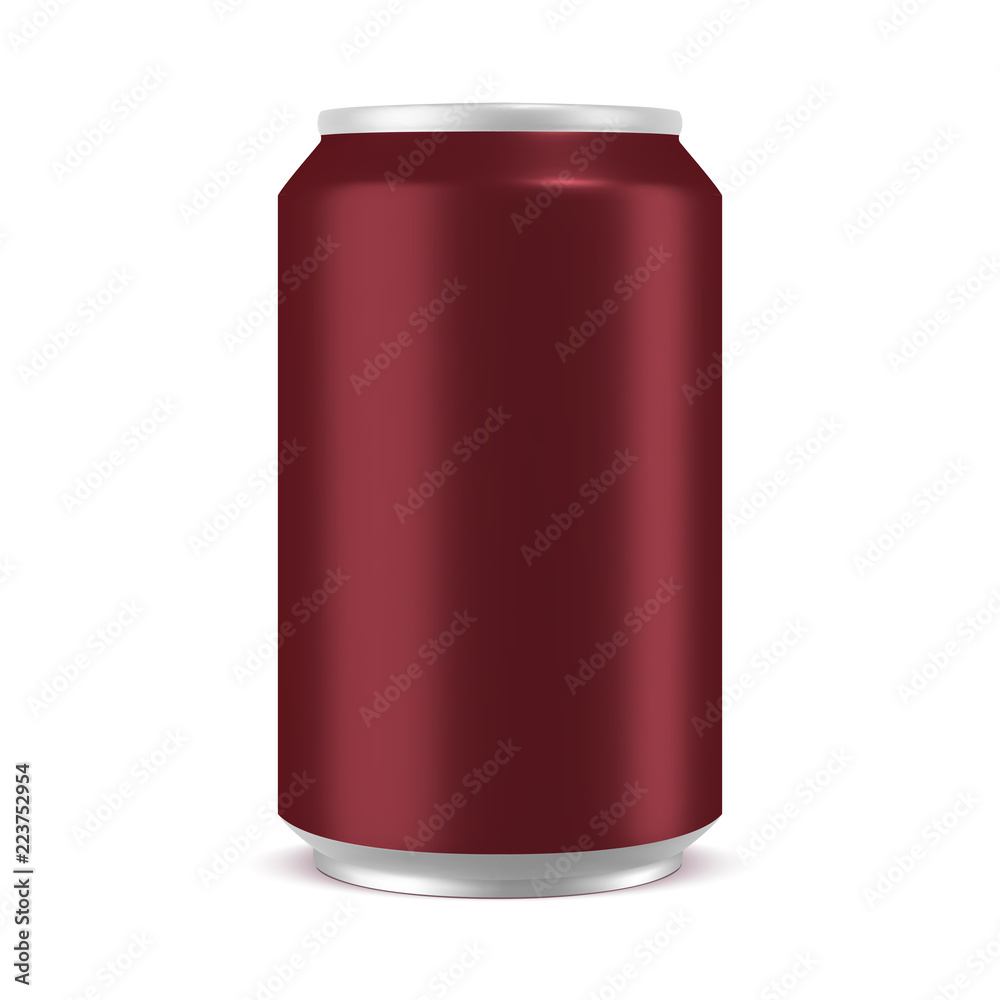 Aluminum can mockup vector illustration Aluminum can mockup vector illustration