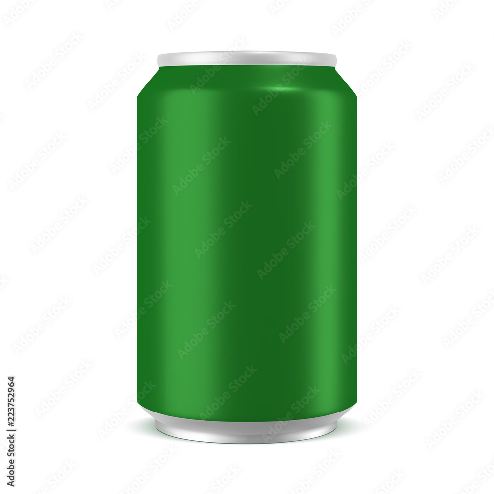Aluminum can mockup vector illustration Aluminum can mockup vector illustration