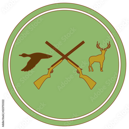 Hunting club logo icon