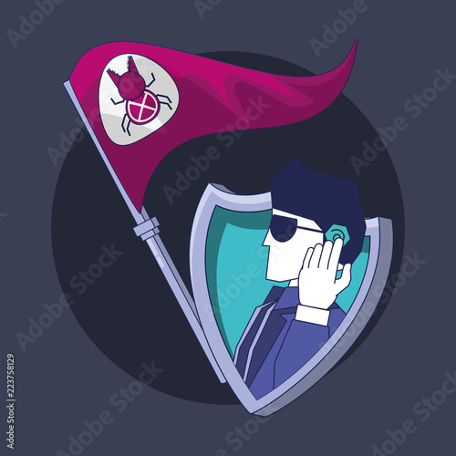 security agent with flag bug data privacy