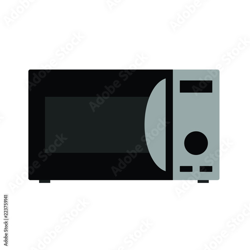 Microwave icon for digital and print