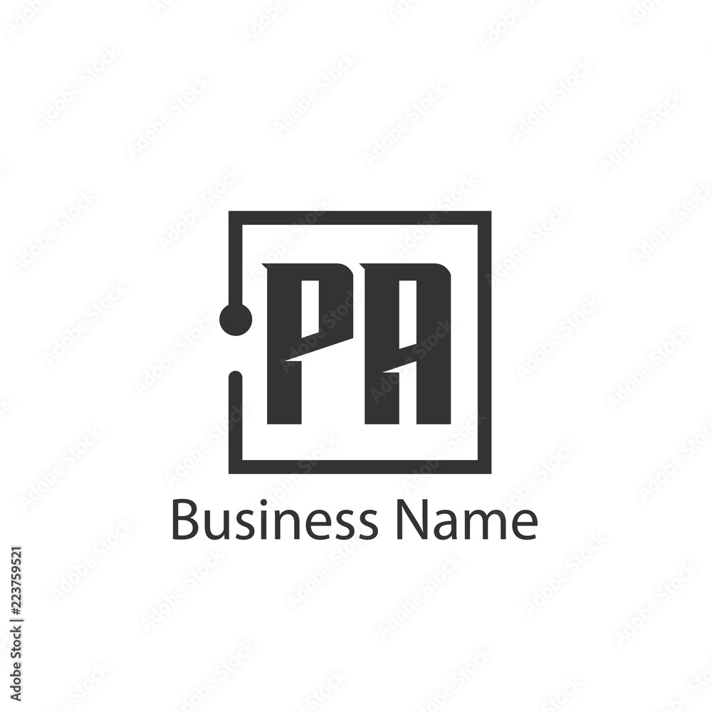 Initial Letter PA Logo Template Design Initial Letter PA Logo Template Design