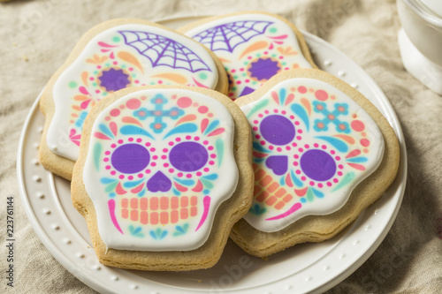 Homemade Mexican Sugar Skull Cookies