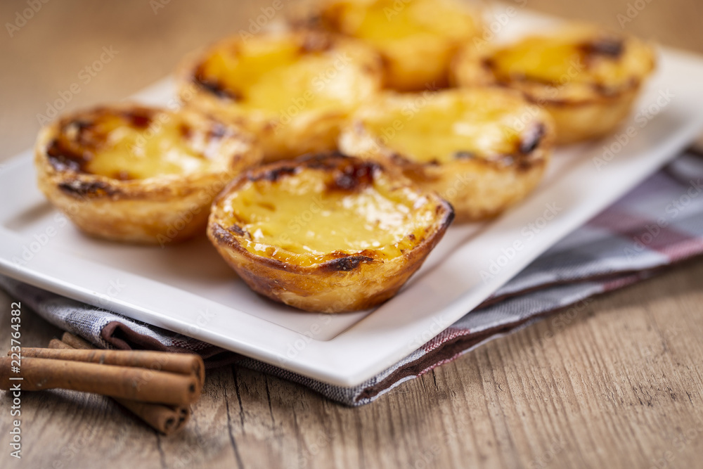 Typical Portuguese custard pies - Typical Portuguese custard pies -