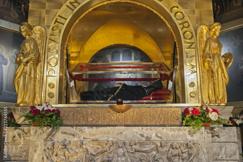 Cascia-tomb of santa rita. photo
