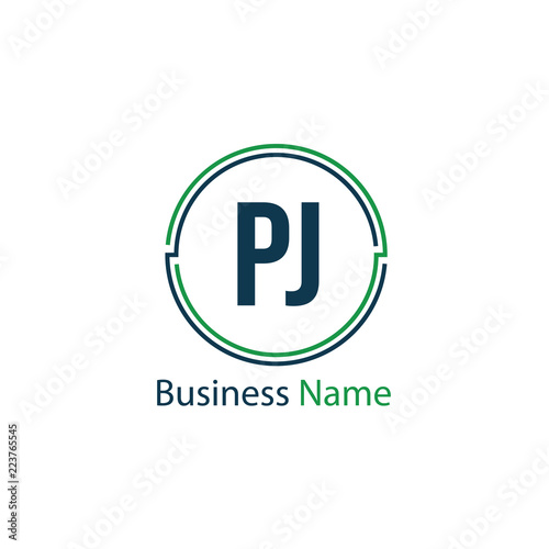 Initial Letter PJ Logo Template Design Free Download Initial Letter PJ Logo Template Design - GFXLoad