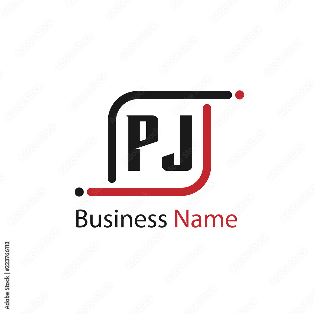 Initial Letter PJ Logo Template Design Initial Letter PJ Logo Template Design