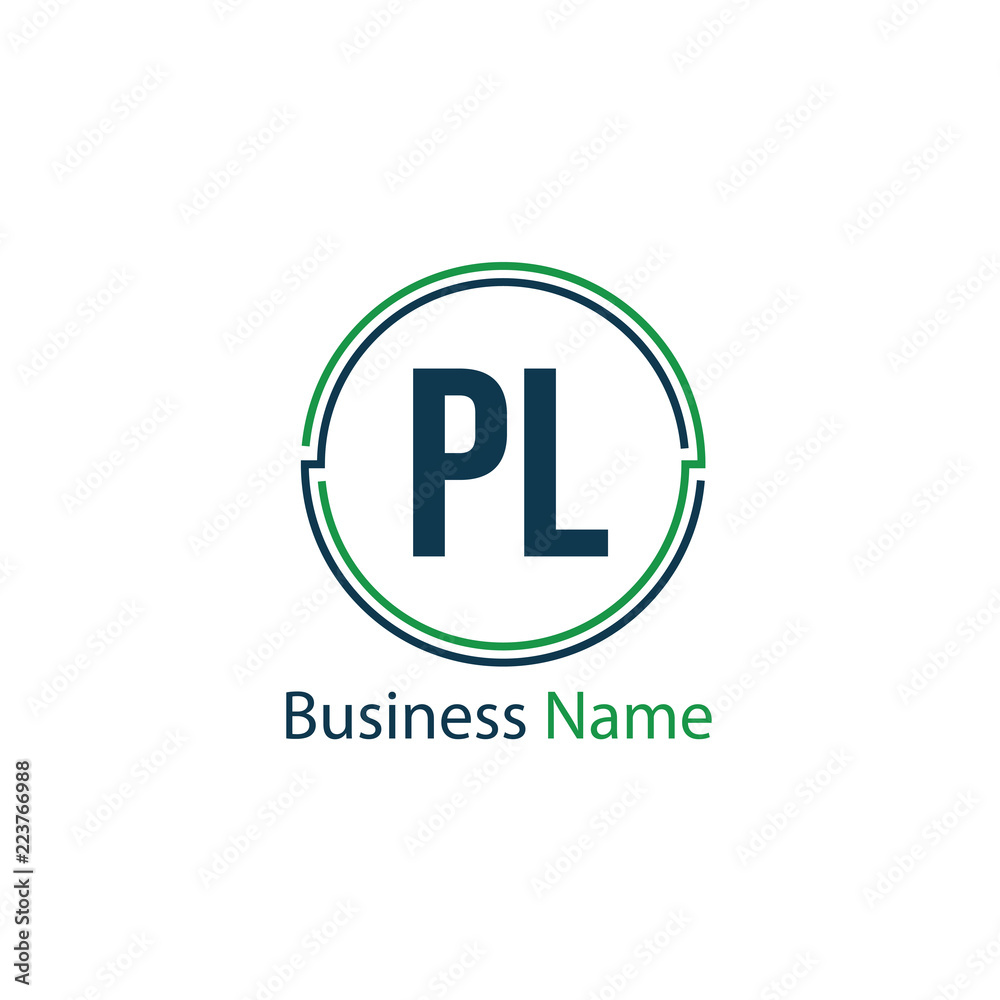 Initial Letter PL Logo Template Design Initial Letter PL Logo Template Design