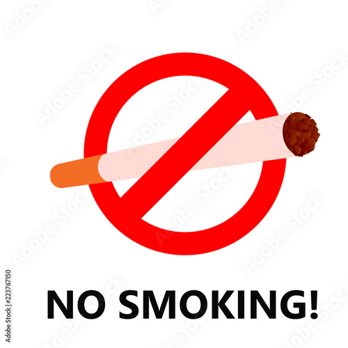 No smoking or don't smoke sign