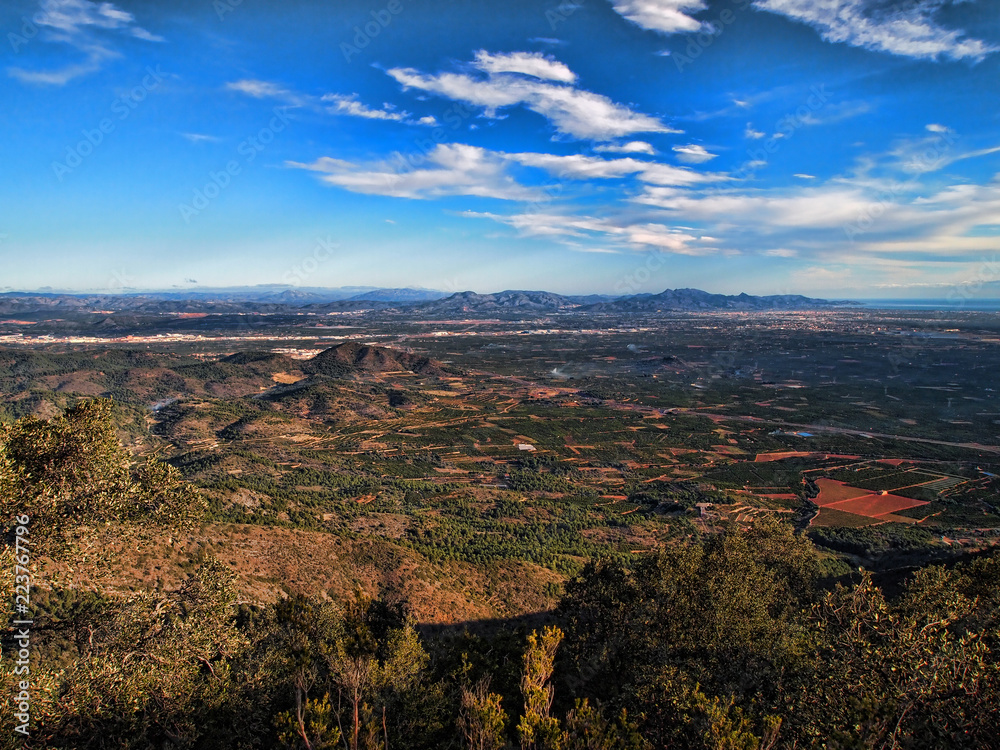 Precioso paisaje en España