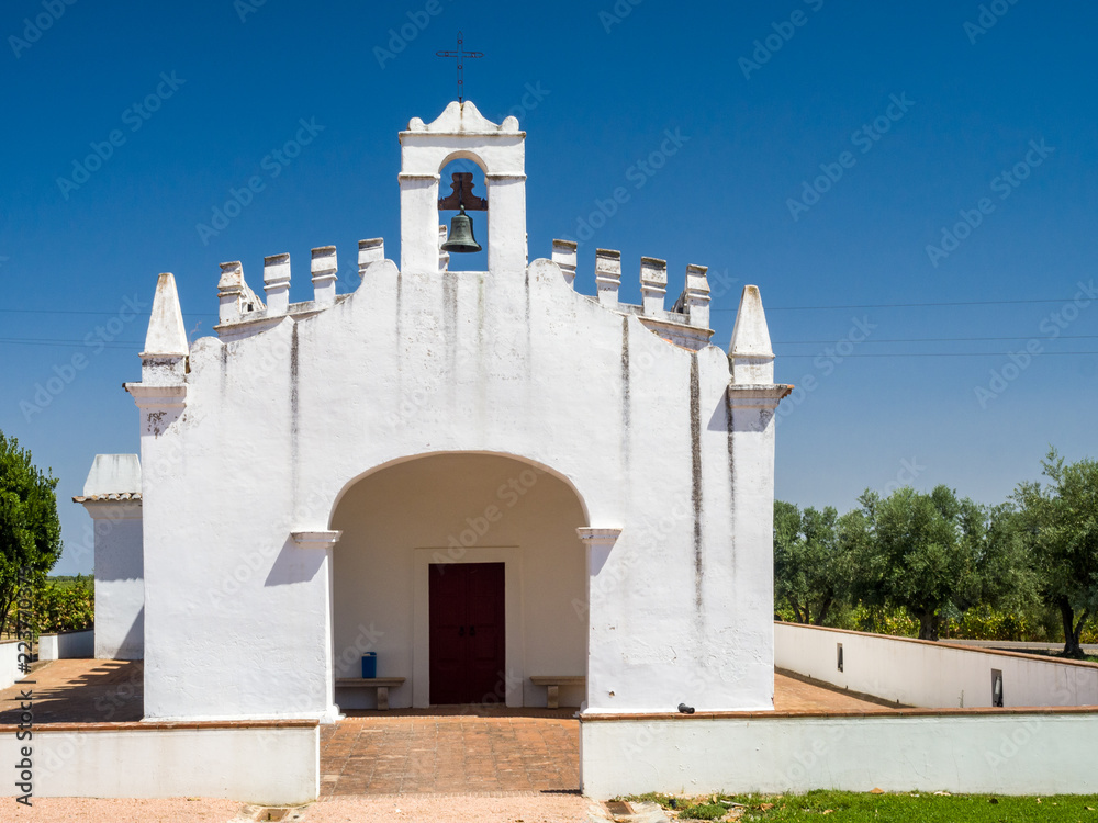 Small isolated church chapel