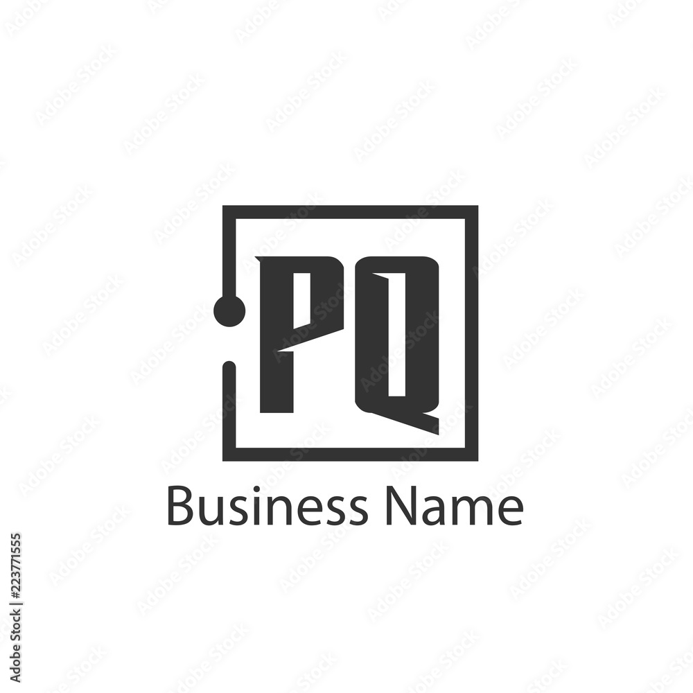 Initial Letter PQ Logo Template Design Initial Letter PQ Logo Template Design
