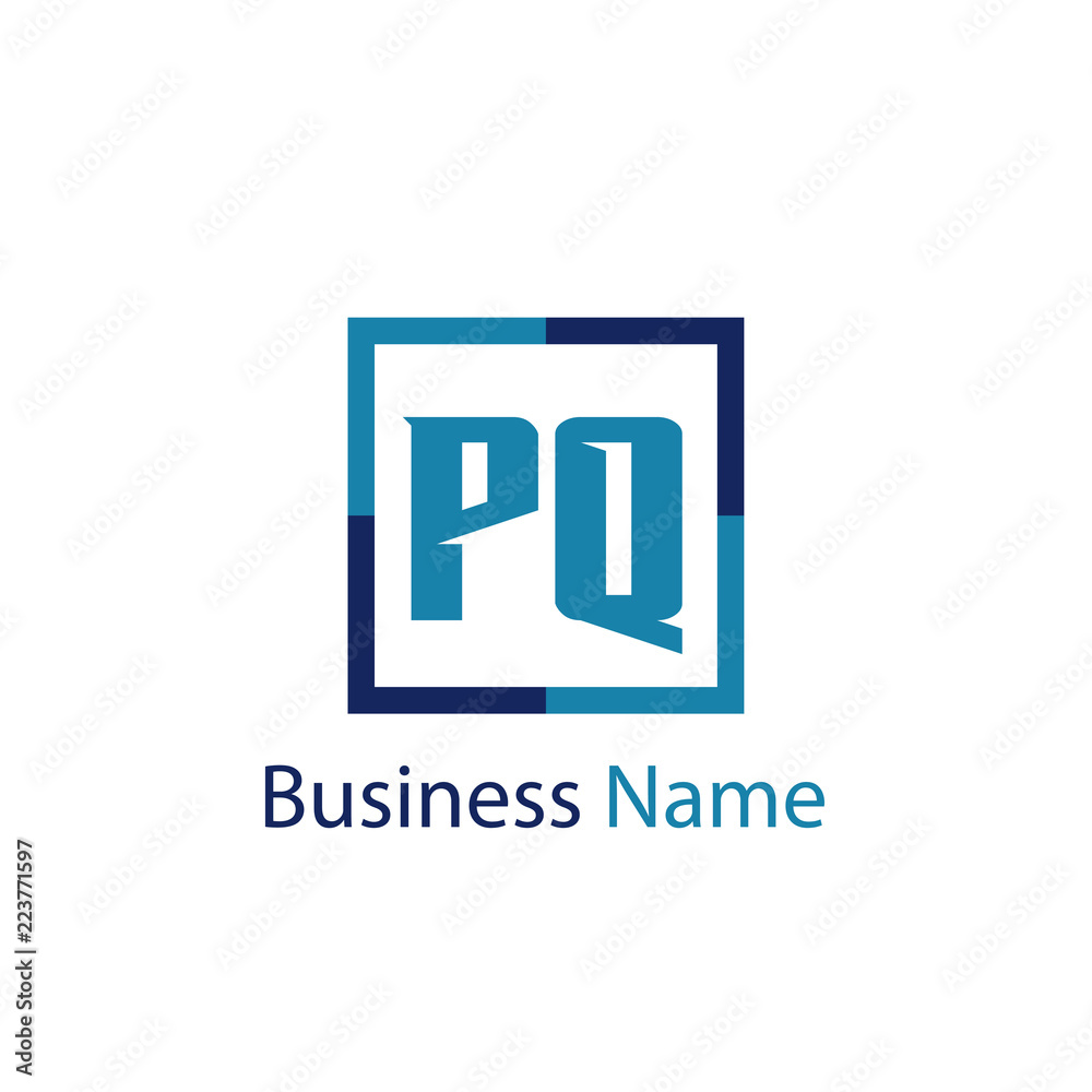 Initial Letter PQ Logo Template Design Initial Letter PQ Logo Template Design