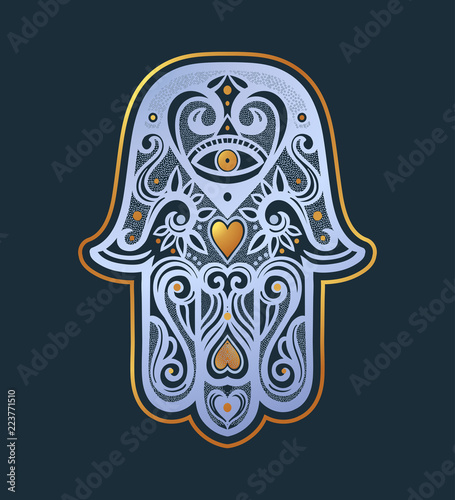 Hamsa or hand of Fatima.