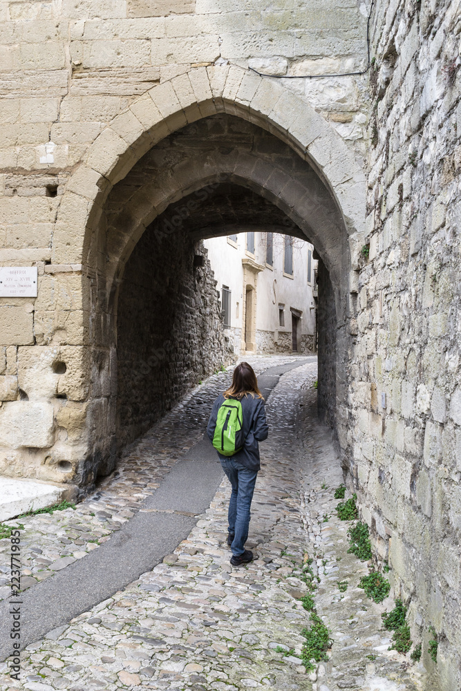 Archway in Vaison-la-Romaine, Provence, France