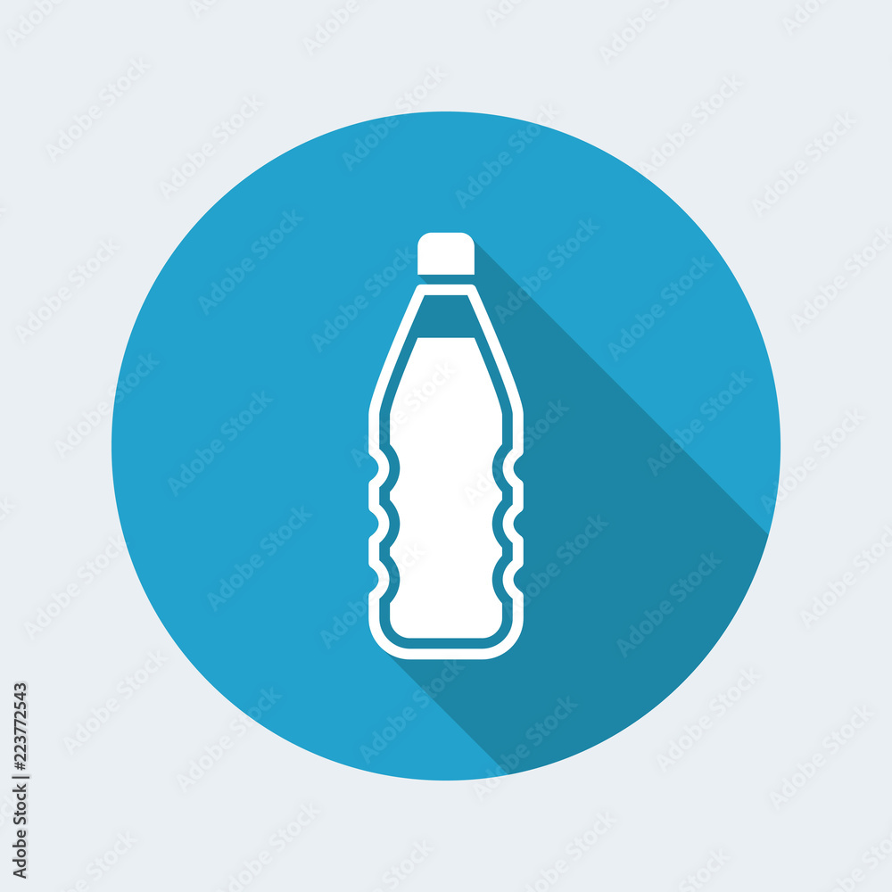 Vector illustration of liquid bottle Vector illustration of liquid bottle