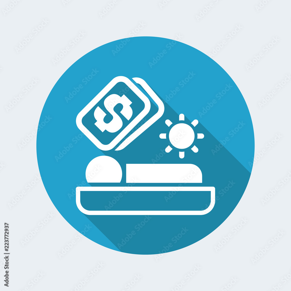 Vector illustration of single isolated summer holiday icon Vector illustration of single isolated summer holiday icon