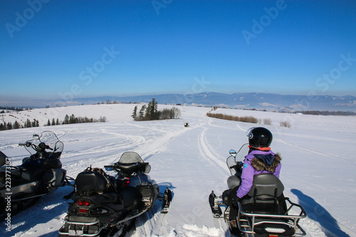 Białka Tatrzańska skuter śnieżny