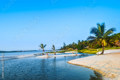 Bilene Beach Lagoon in Paraia Do Bilene , Mozambique