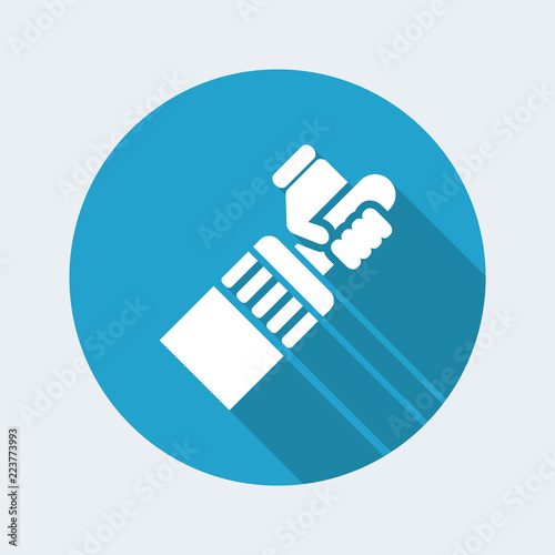 Vector illustration of single isolated paint icon