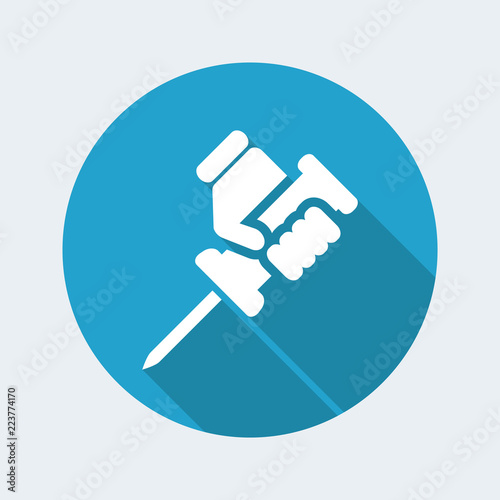 Vector illustration of single isolated repair icon