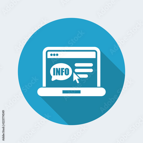 Website info icon