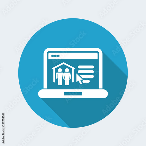 Real estate website icon