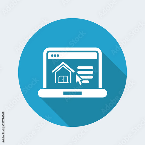 Real estate website icon