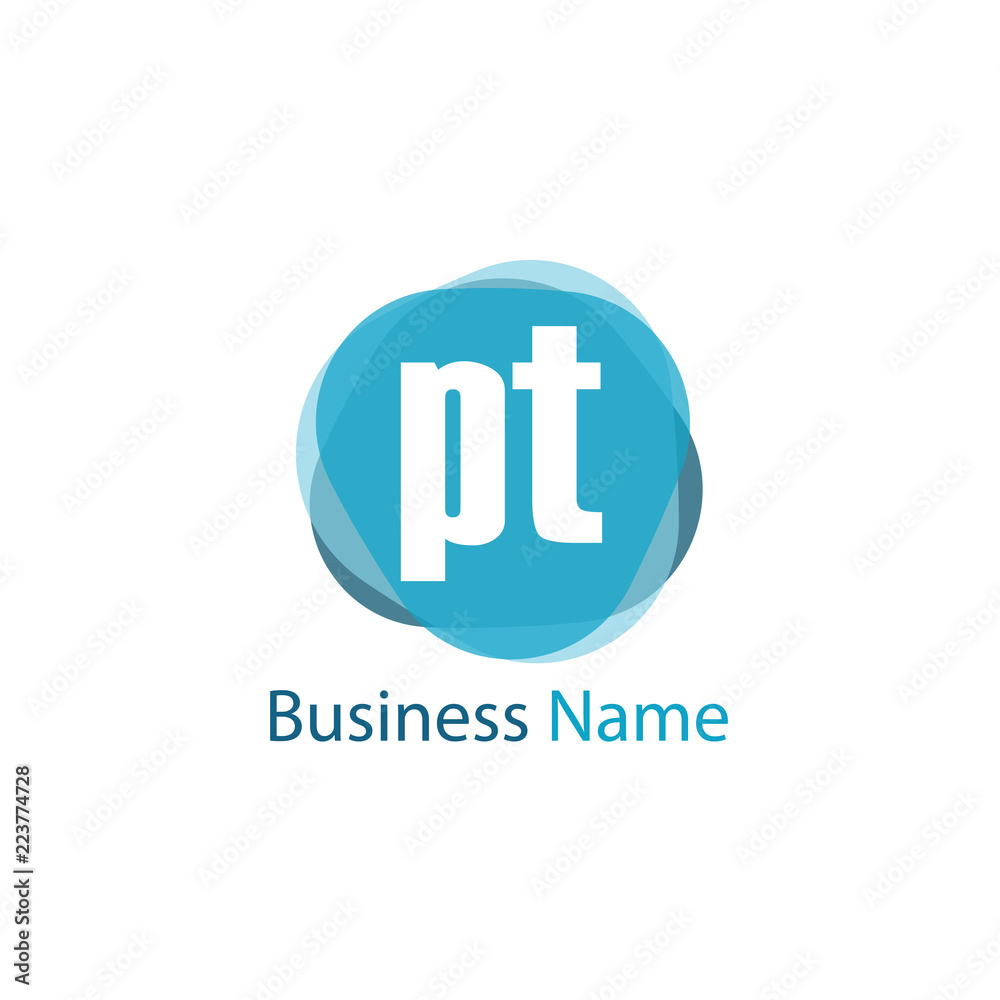Initial Letter PT Logo Template Design Initial Letter PT Logo Template Design