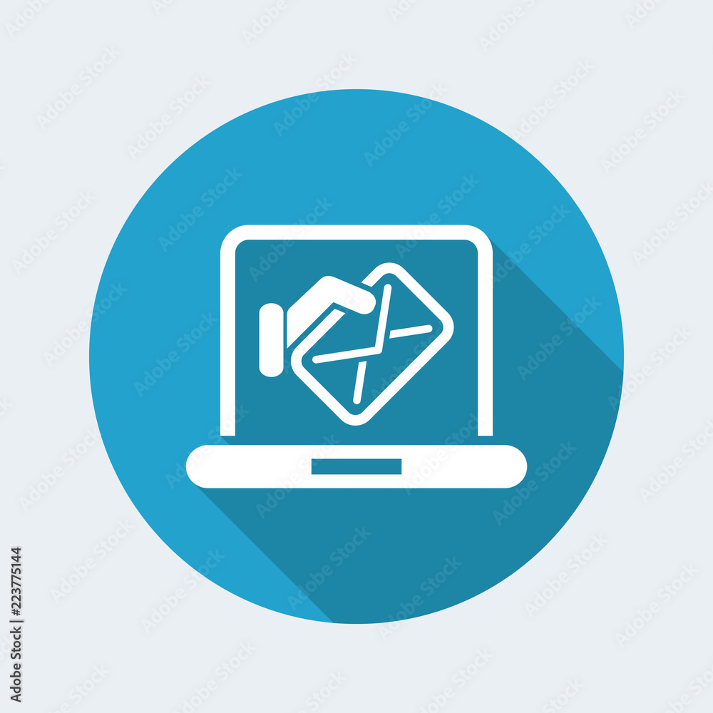 Computer mail icon Computer mail icon