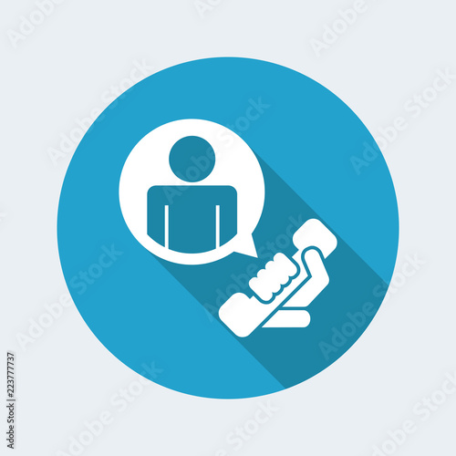 "Contact us" icon