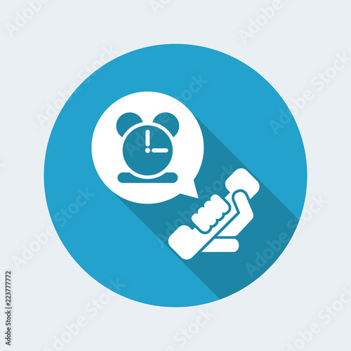 Clock phone icon