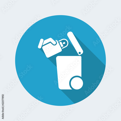 Separate waste collection icon