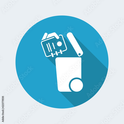 Separate waste collection icon