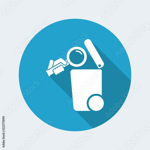 Separate waste collection icon