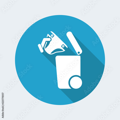 Separate waste collection icon