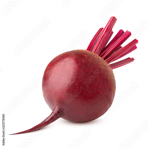 Obraz na płótnie 6312655 beetroot isolated on white background, clipping path, full depth of fiel