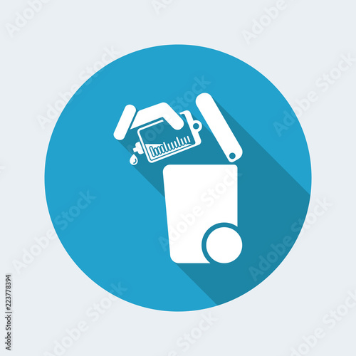 Separate waste collection icon
