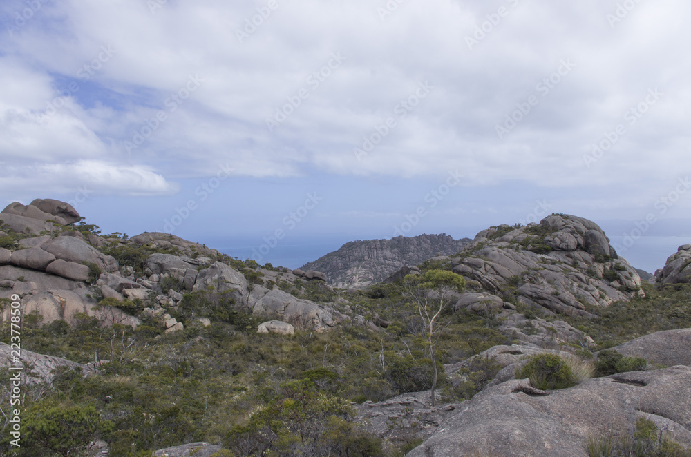 Paysage du Freycinet National Park en Tasmanie, Australie