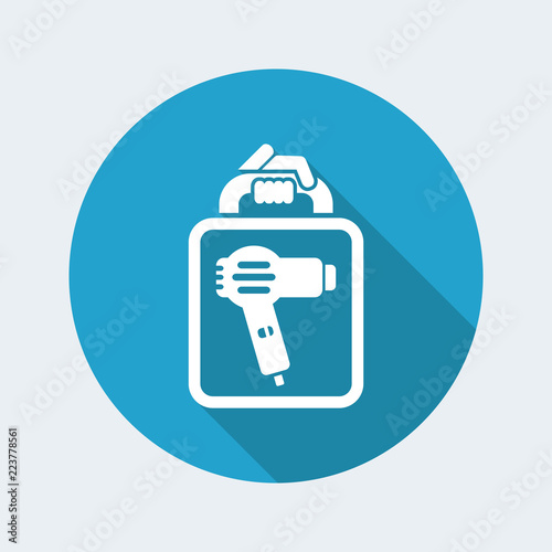 Hair dryer icon