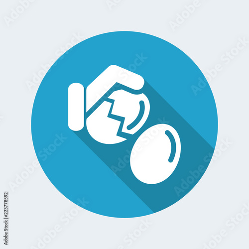 Eggs break
