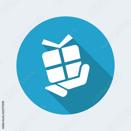 Handing a gift