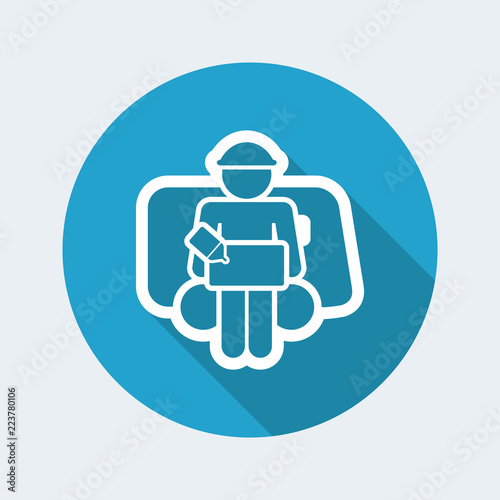 Bellboy concept icon