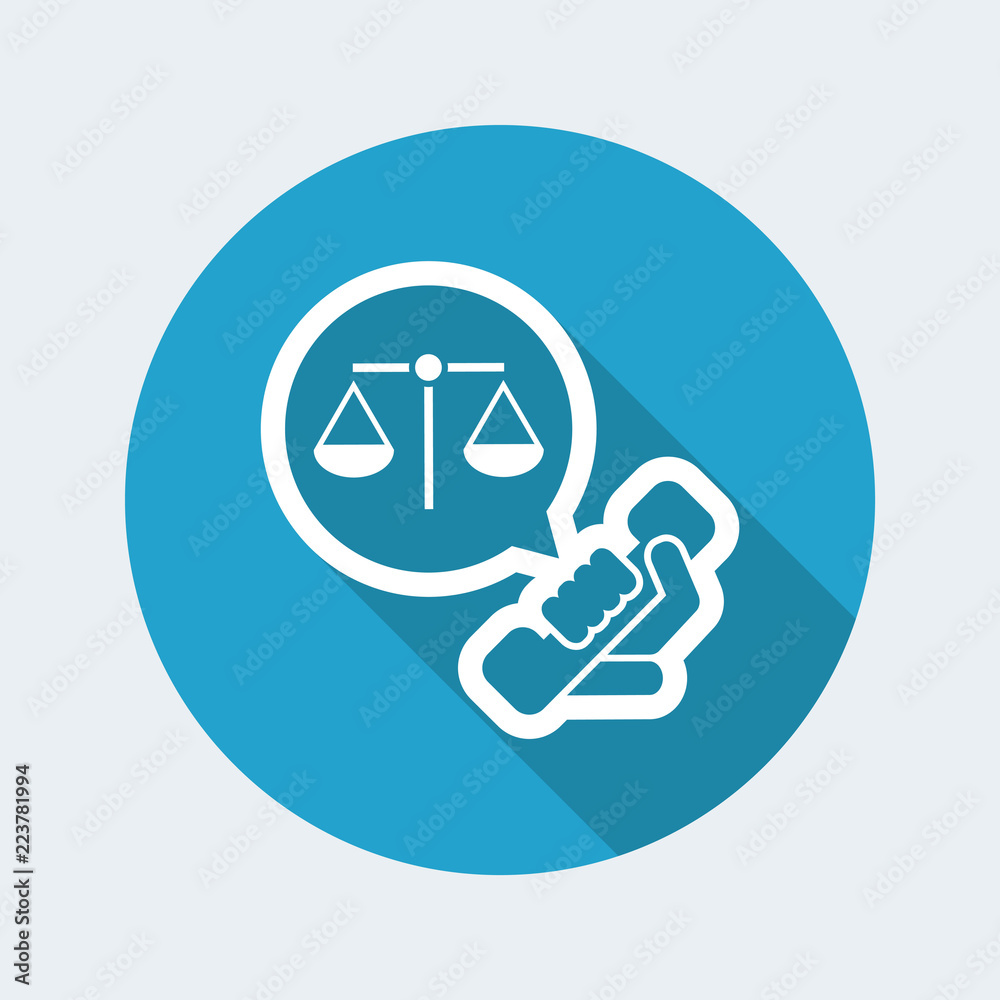 Legal assistance icon Legal assistance icon