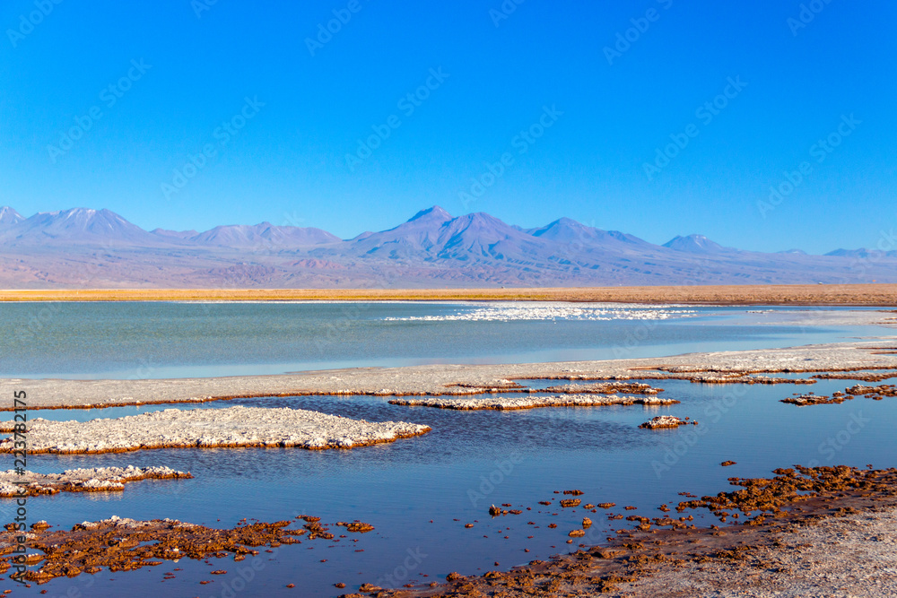 En algún lugar del desierto de Atacama y San Pedro de Atacama en el norte de Chile